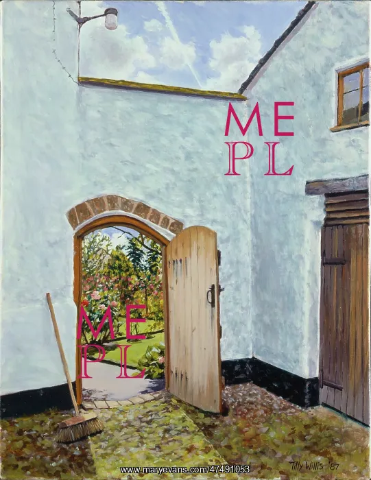 : Open Gate into Garden : Open Gate into Garden