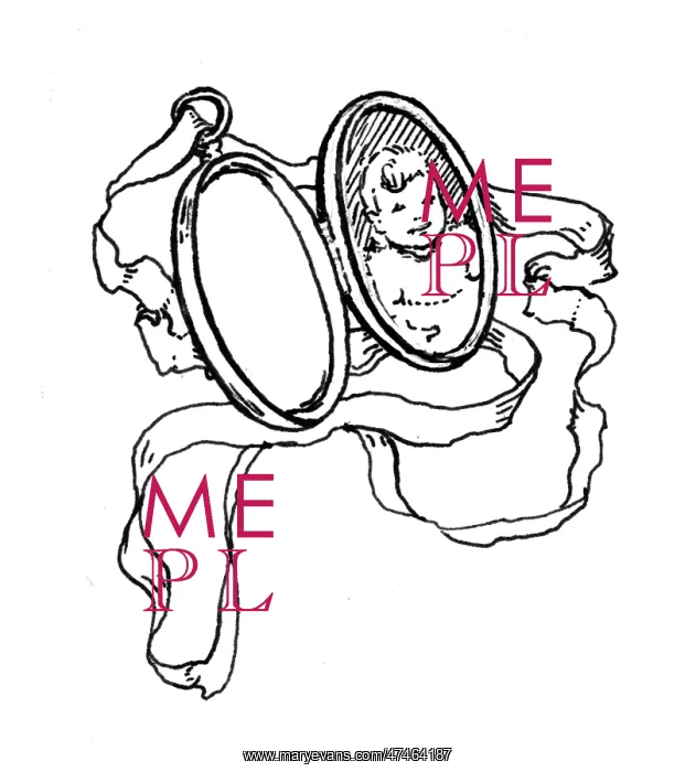 : An open locket with a picture of a little boy : An open locket with a picture of a little boy