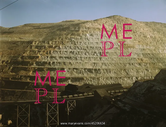 : Open-pit mine of the Utah Copper Company, ? : Open-pit mine of the Utah Copper Company, ?