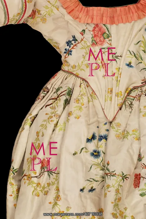 : Open robe, c1845 : Open robe, c1845
