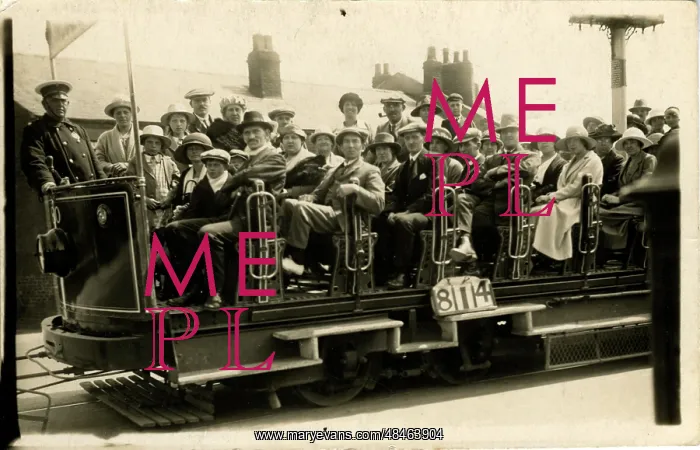 : Open Topped, Single Decked Tram, Fleetwood, Lancashire : Open Topped, Single Decked Tram, Fleetwood, Lancashire