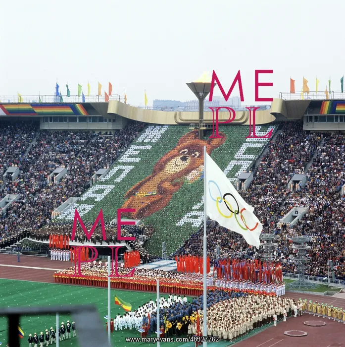 : Opening of 1980 Summer Olympics, 1980 : Opening of 1980 Summer Olympics, 1980