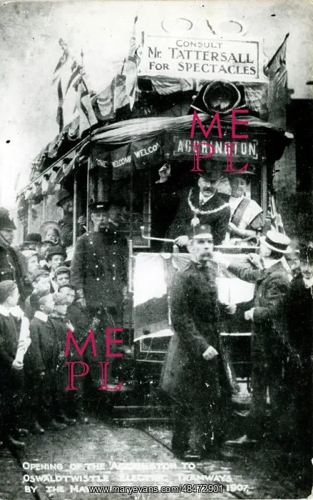 : Opening of Accrington to Oswaldtwistle Tramway, Accrington : Opening of Accrington to Oswaldtwistle Tramway, Accrington
