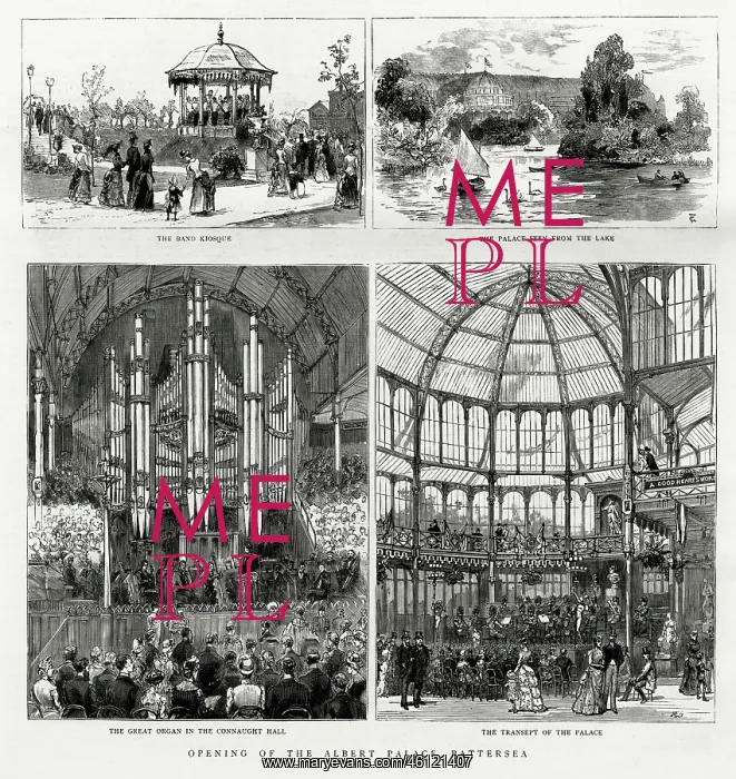  : Opening of the Albert Palace, Battersea