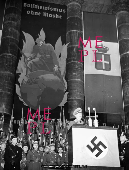 : Opening of an anti-Bolshevik exhibition in : Opening of an anti-Bolshevik exhibition in