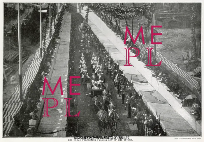 : Opening of Blackwall Tunnel 1897 : Opening of Blackwall Tunnel 1897