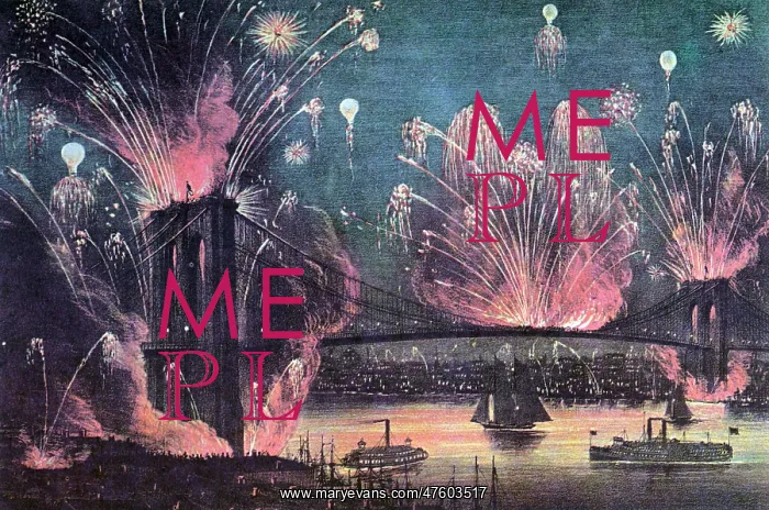 : Opening of Brooklyn Bridge Celebration, 1883 : Opening of Brooklyn Bridge Celebration, 1883