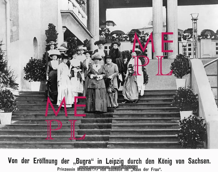 : Opening of the Bugra in Leipzig, 1914 : Opening of the Bugra in Leipzig, 1914