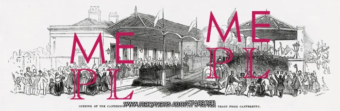 : Opening of Canterbury and Ramsgate railway 1846 : Opening of Canterbury and Ramsgate railway 1846