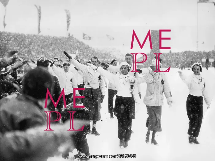 : Opening ceremony of the Olympic games at Garmisch-Partenkirc : Opening ceremony of the Olympic games at Garmisch-Partenkirc