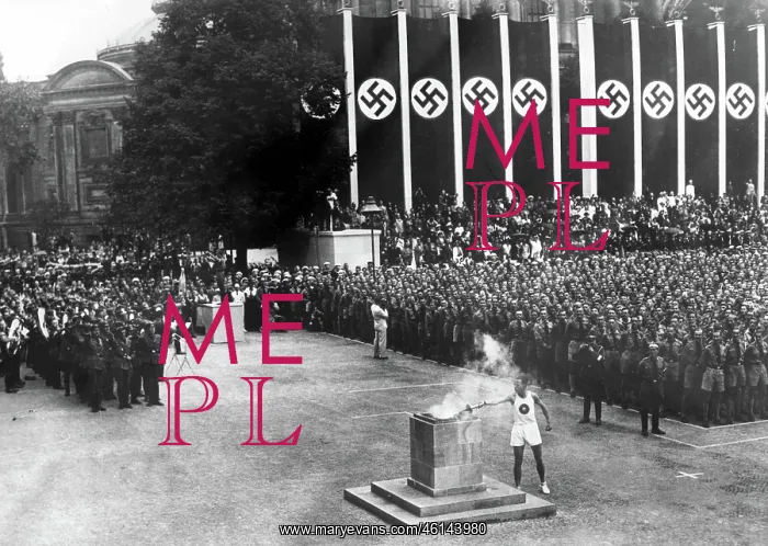 : Opening ceremony of the Olympics in Berlin : Opening ceremony of the Olympics in Berlin