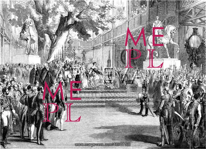 : Opening ceremony by Queen Victoria, Great Exhibition 1851 : Opening ceremony by Queen Victoria, Great Exhibition 1851