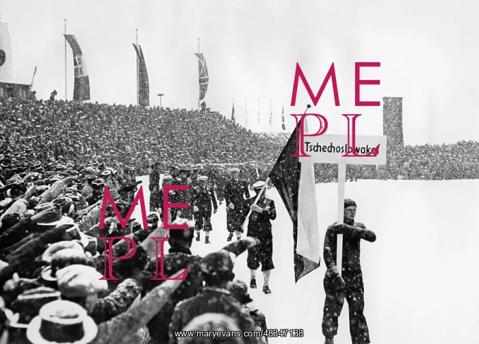 : Opening ceremony of the Winter Olympic Games, 1936 : Opening ceremony of the Winter Olympic Games, 1936