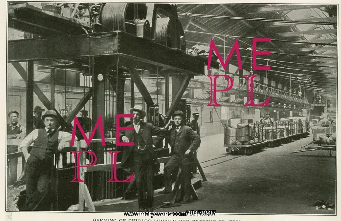 : Opening of Chicago Subway for Freight Traffic, 7 July 1905