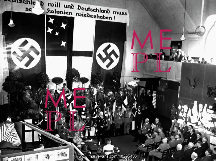 : Opening of a colonial exhibition in Berlin, 1938 : Opening of a colonial exhibition in Berlin, 1938