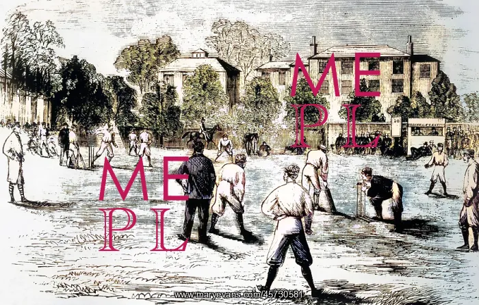 : Opening day of the season at Lord's 1865 : Opening day of the season at Lord's 1865