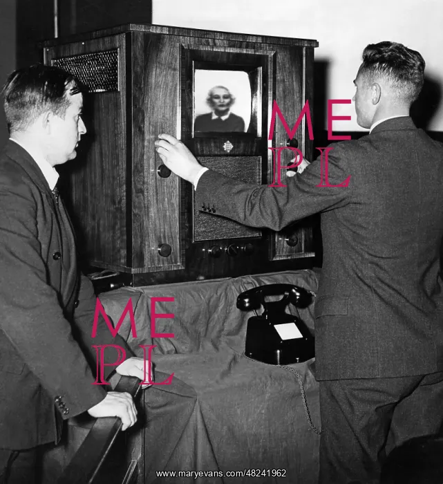 : Opening of the first Fernsehstelle (television site) of the : Opening of the first Fernsehstelle (television site) of the