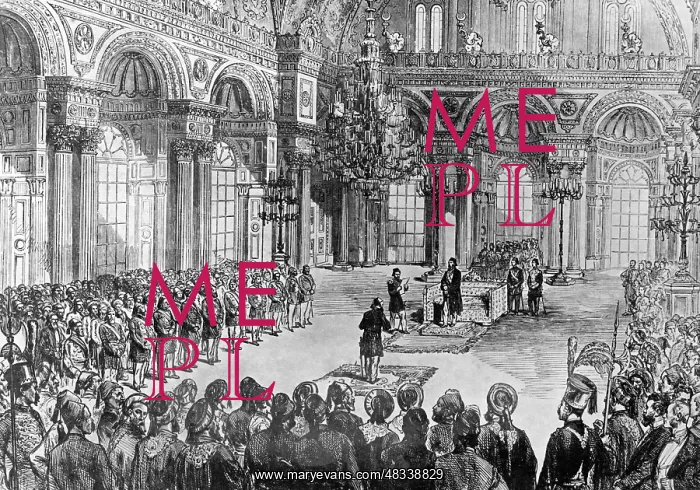 : Opening of the first Turkish Parliament, 1876 : Opening of the first Turkish Parliament, 1876
