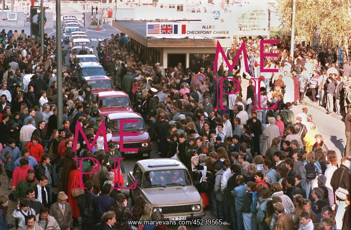 : Opening of the German-German border - Berlin : Opening of the German-German border - Berlin
