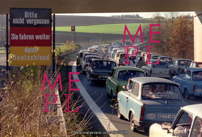 : Opening of German-German border - Berlin : Opening of German-German border - Berlin