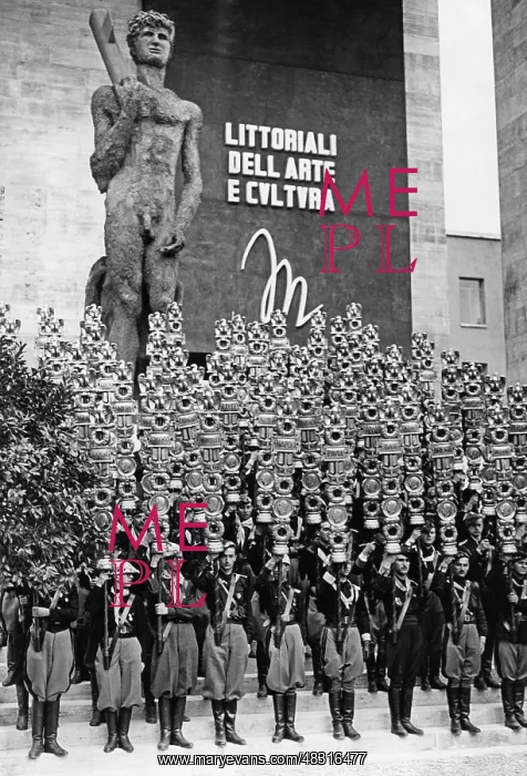 : Opening of Littoriali competitions in the university town : Opening of Littoriali competitions in the university town