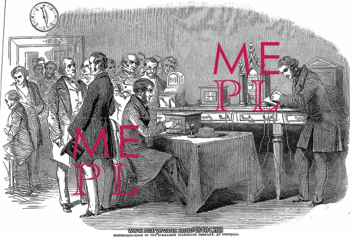 : Opening of the London to Paris telegraph link : Opening of the London to Paris telegraph link