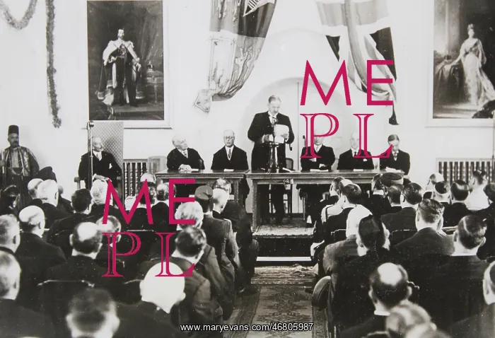 : Opening meeting of the British Palestine Commission : Opening meeting of the British Palestine Commission