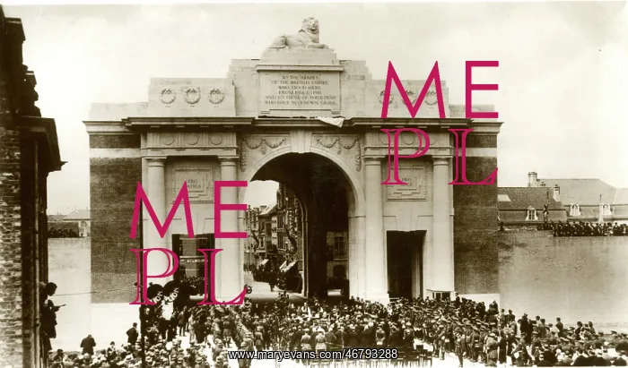 : Opening of Menin Gate, Ypres, Belgium : Opening of Menin Gate, Ypres, Belgium
