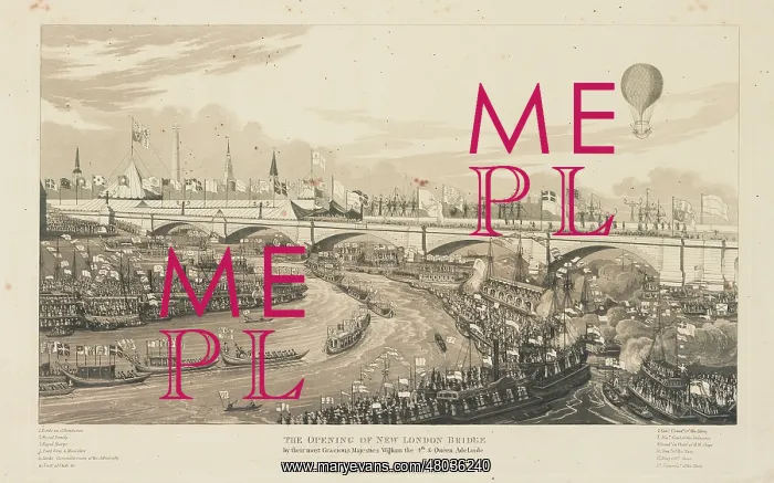 : Opening of New London Bridge : Opening of New London Bridge