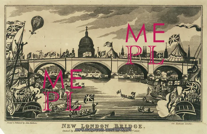 : Opening of New London Bridge : Opening of New London Bridge