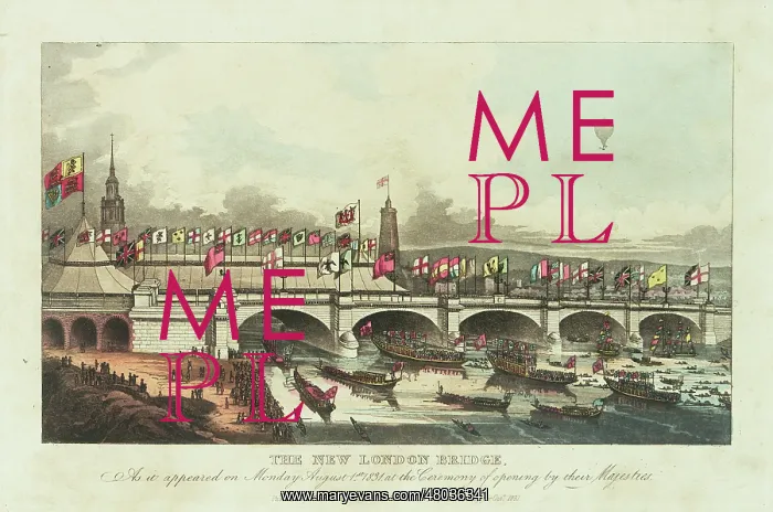 : Opening of New London Bridge : Opening of New London Bridge