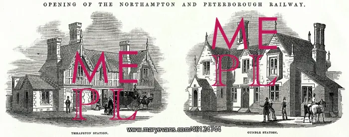 : Opening of the Northampton & Peterborough Railway : Opening of the Northampton & Peterborough Railway