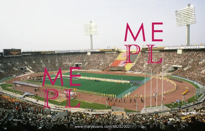 : Opening of Olympic Games, 1980 : Opening of Olympic Games, 1980