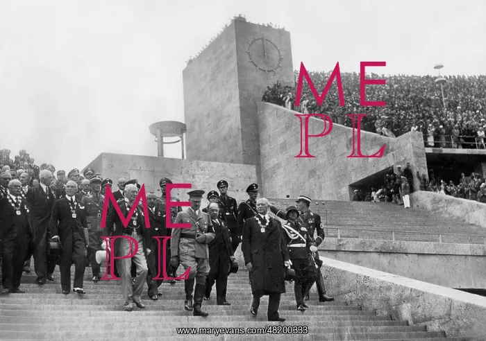 : Opening of the Olympic Games in Berlin, 1936 : Opening of the Olympic Games in Berlin, 1936