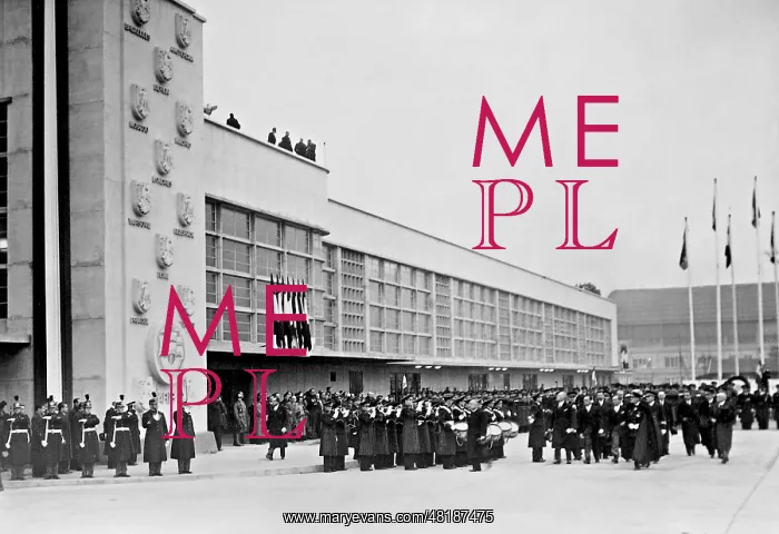 : Opening of the Paris airport Le Bourget, 1937 : Opening of the Paris airport Le Bourget, 1937