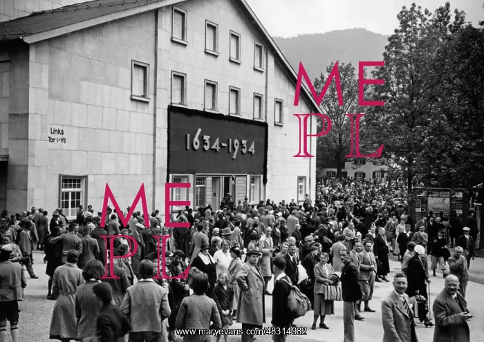 : Opening of the Passion Play in Oberammergau, 1934 : Opening of the Passion Play in Oberammergau, 1934
