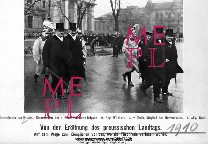 : Opening of the Prussian Landtag, 1899 : Opening of the Prussian Landtag, 1899