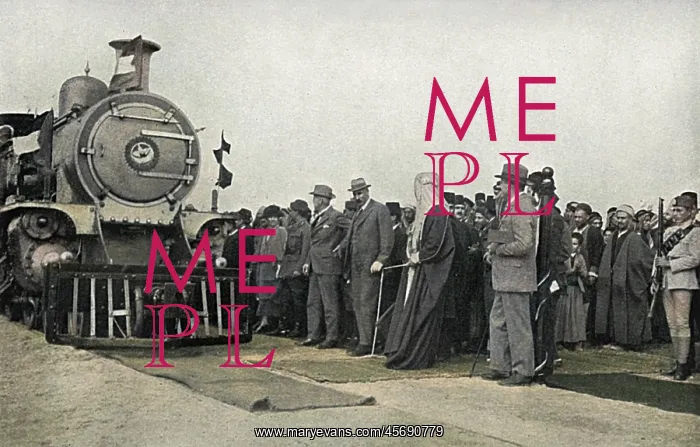 : Opening of the Railway by King Faisal I of Iraq : Opening of the Railway by King Faisal I of Iraq