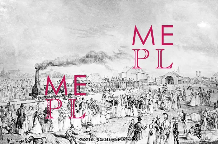 : Opening of the railway between Munich and Augsburg, 1839 : Opening of the railway between Munich and Augsburg, 1839