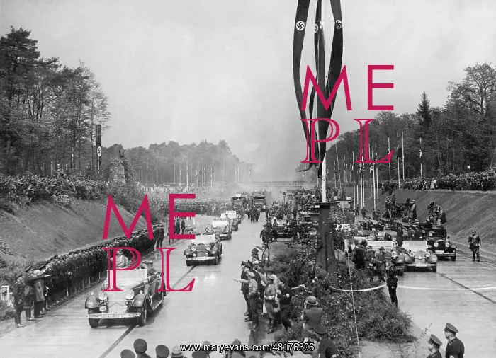 : Opening of the Reich highway Frankfurt a.M. - Darmstadt, 193 : Opening of the Reich highway Frankfurt a.M. - Darmstadt, 193