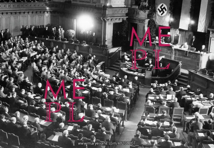 : Opening session of the new Prussian Landtag, 1933 : Opening session of the new Prussian Landtag, 1933