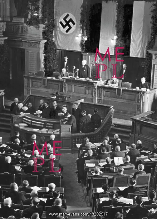 : Opening session of the new Prussian Landtag, 1933 : Opening session of the new Prussian Landtag, 1933