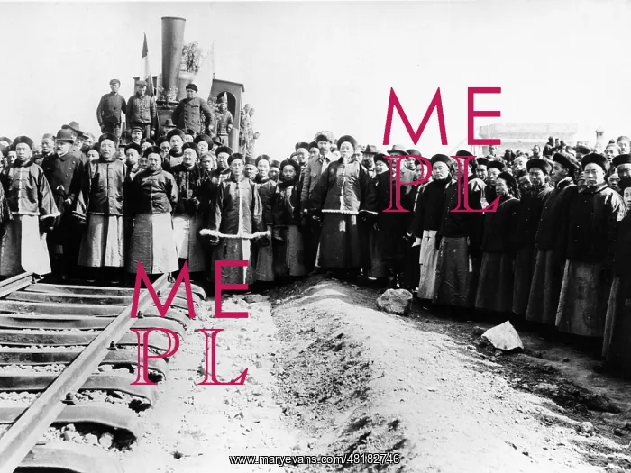 : Opening of the Shantung railway in China, 1904 : Opening of the Shantung railway in China, 1904