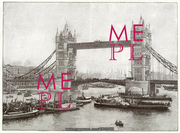 : Opening of Tower Bridge, London 1894 : Opening of Tower Bridge, London 1894