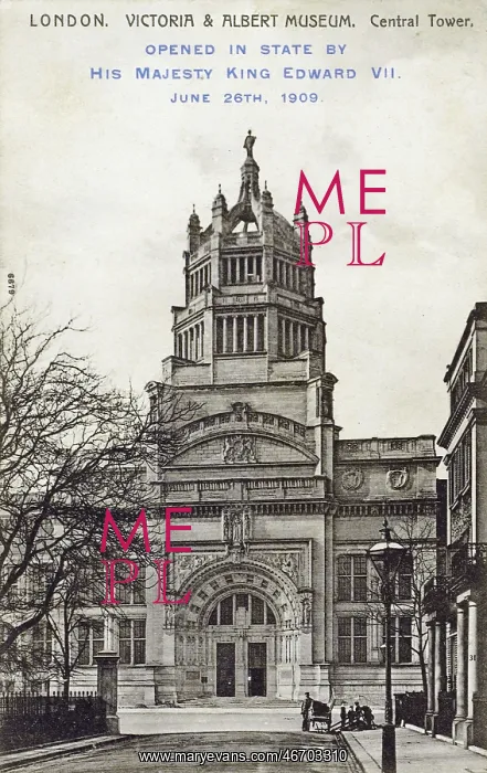 : The opening of the Victoria and Albert Museum - 1909 : The opening of the Victoria and Albert Museum - 1909