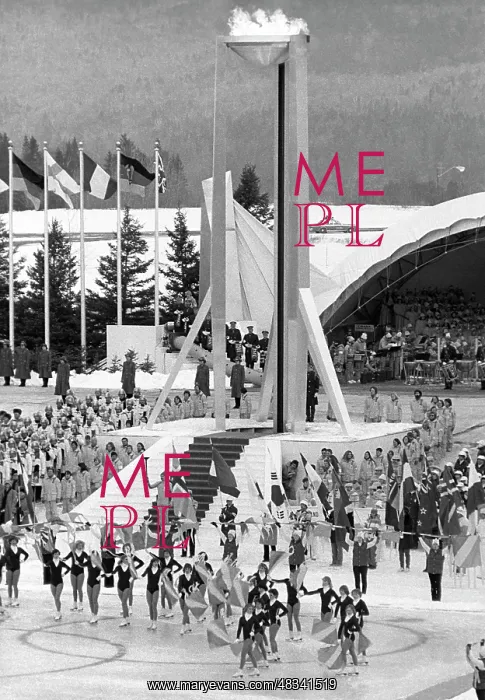 : Opening of XIII Winter Olympics, 1980 : Opening of XIII Winter Olympics, 1980