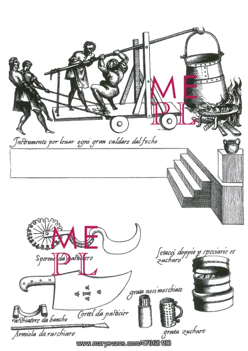: Opera of Bartolomeo Scappi, Kitchen Apparatus : Opera of Bartolomeo Scappi, Kitchen Apparatus