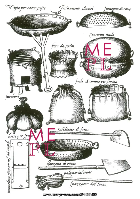 : Opera of Bartolomeo Scappi, Utensils : Opera of Bartolomeo Scappi, Utensils