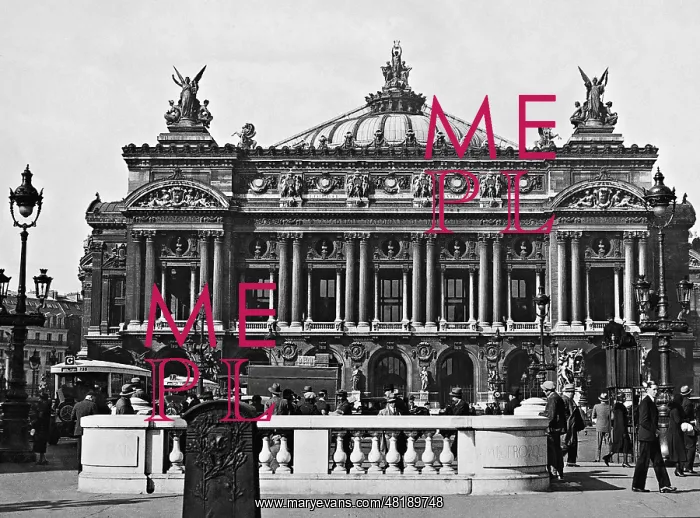 : Opera Garnier on the Place de l'Opera, 1931 : Opera Garnier on the Place de l'Opera, 1931