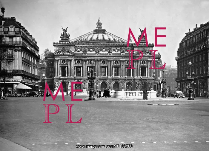 : Opera Garnier on the Place de l'Opera, 1939 : Opera Garnier on the Place de l'Opera, 1939